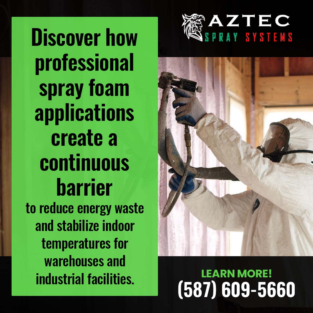 professional spray foam insulation application in Calgary by Aztec