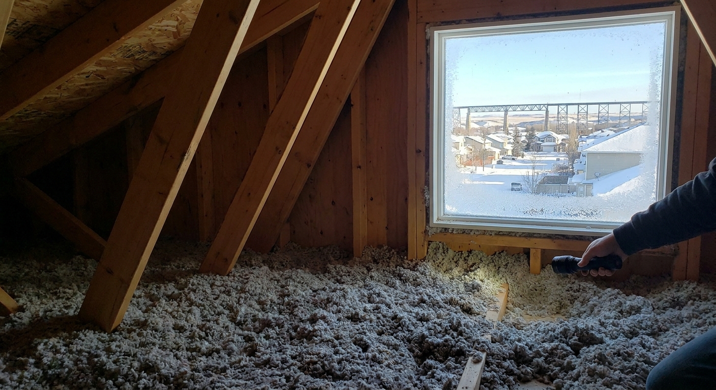 Attic insulation for Lethbridge homes