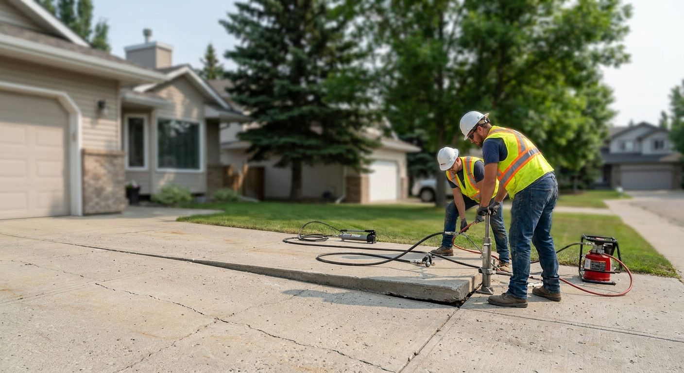 Concrete lifting for Airdrie properties