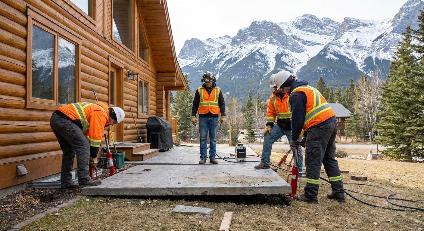 Concrete lifting for Canmore properties