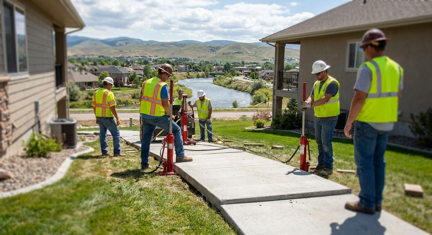 Concrete lifting for High River properties