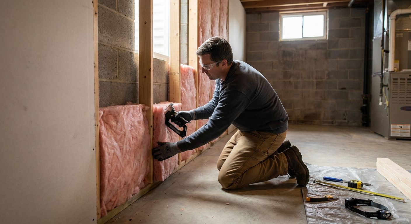 How to insulate a basement for year-round comfort