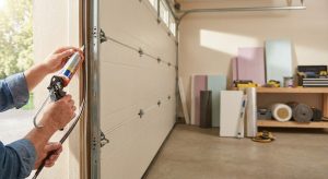 How to insulate a garage door and overhead door gaps