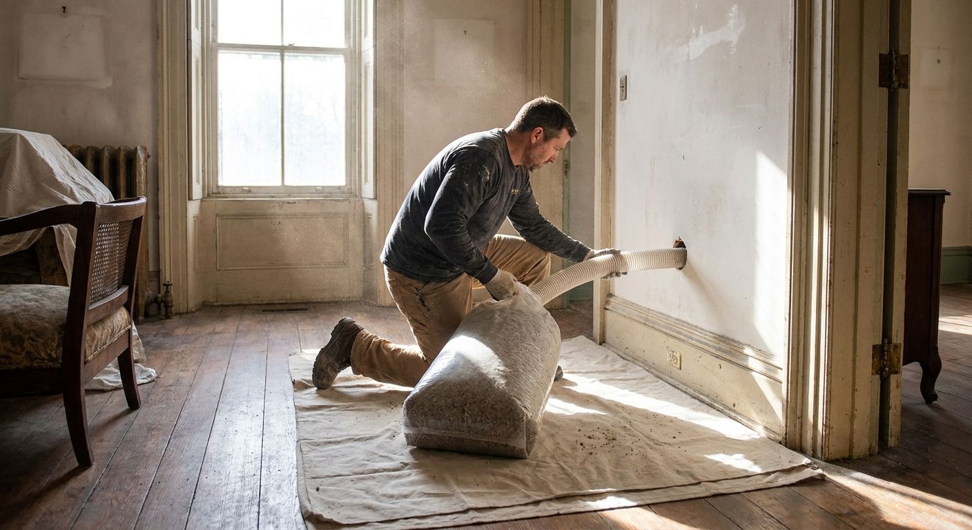 How to insulate an older home without gutting the walls