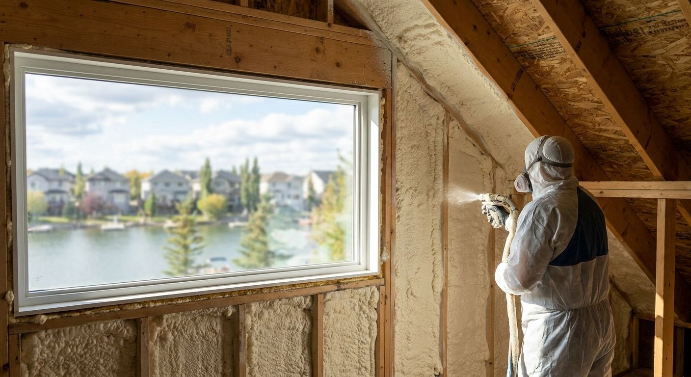 Spray foam insulation for Chestermere homeowners