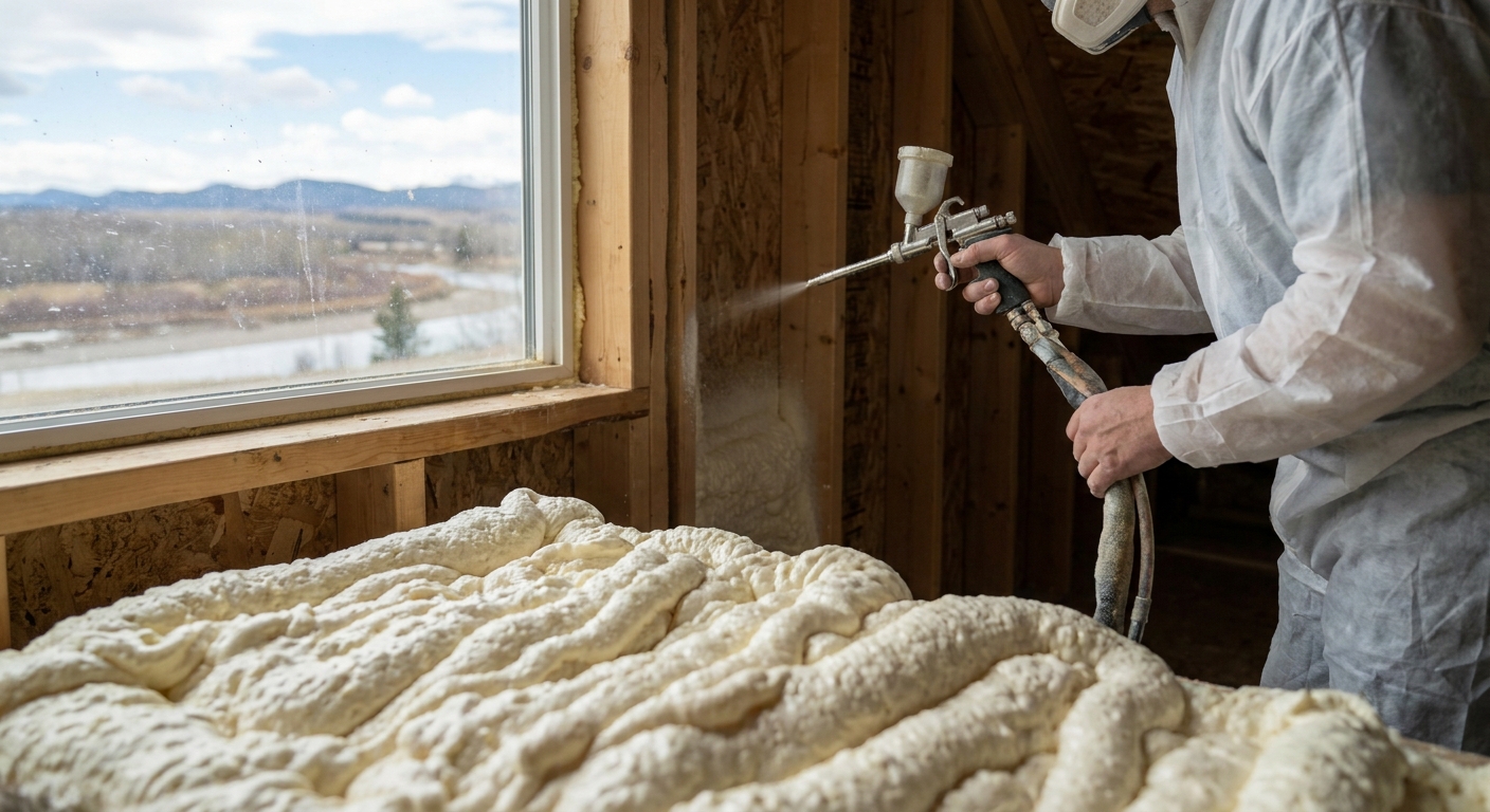 Spray foam insulation for High River homeowners