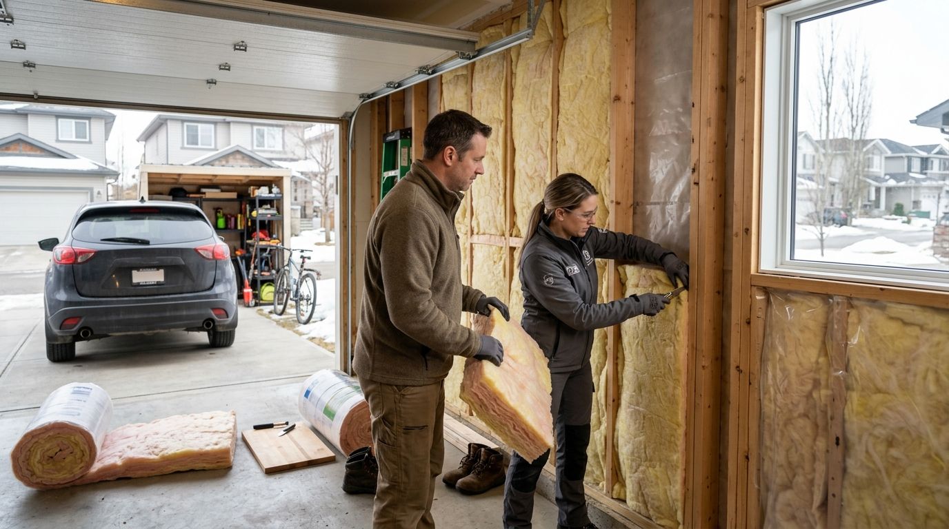 Garage insulation for Calgary homeowners