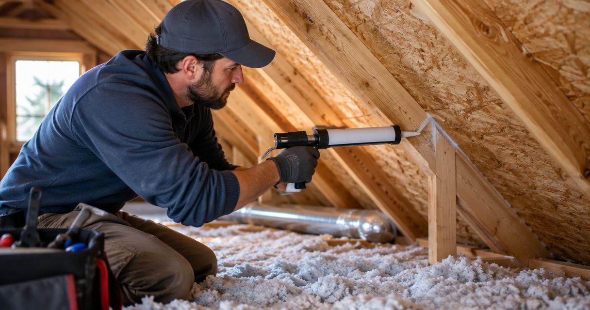 How to air seal an attic before adding insulation