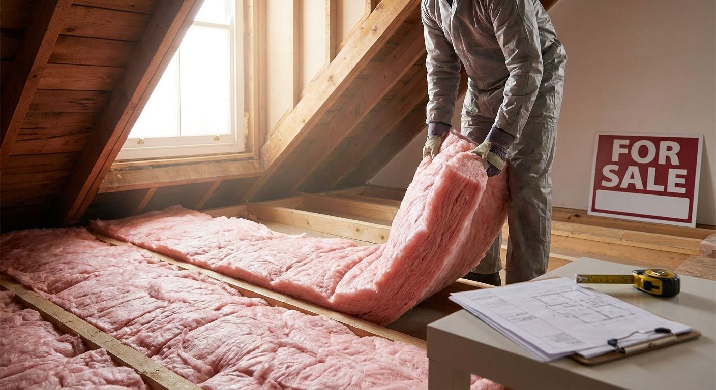 How to increase home resale value with attic insulation upgrades