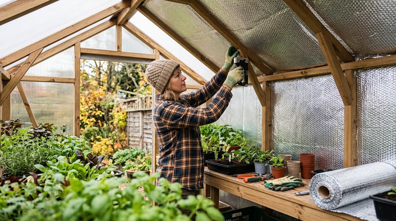 How to insulate a greenhouse for year-round growing