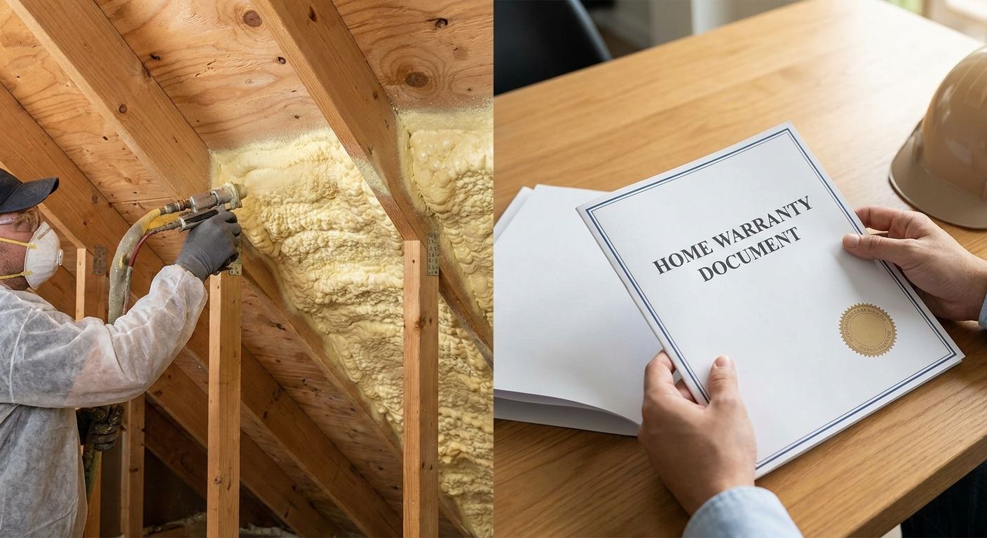 How to keep spray foam insulation from voiding a new home warranty