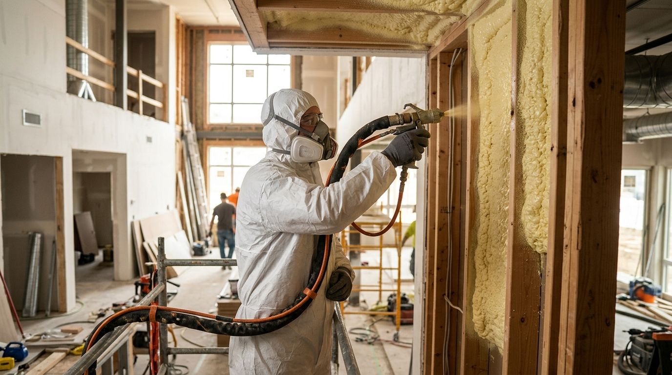 Spray foam insulation for property management companies