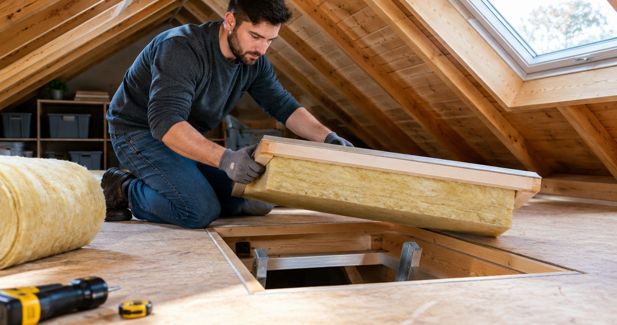 How much does it cost to insulate an attic hatch or access door?