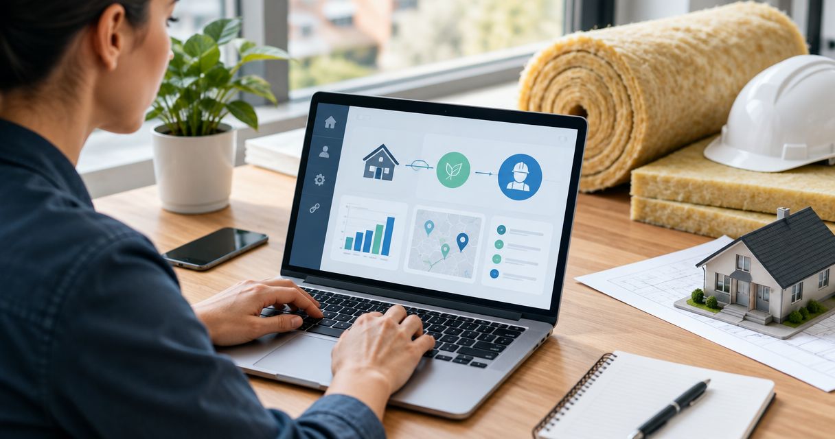 How to connect property management software to insulation jobs