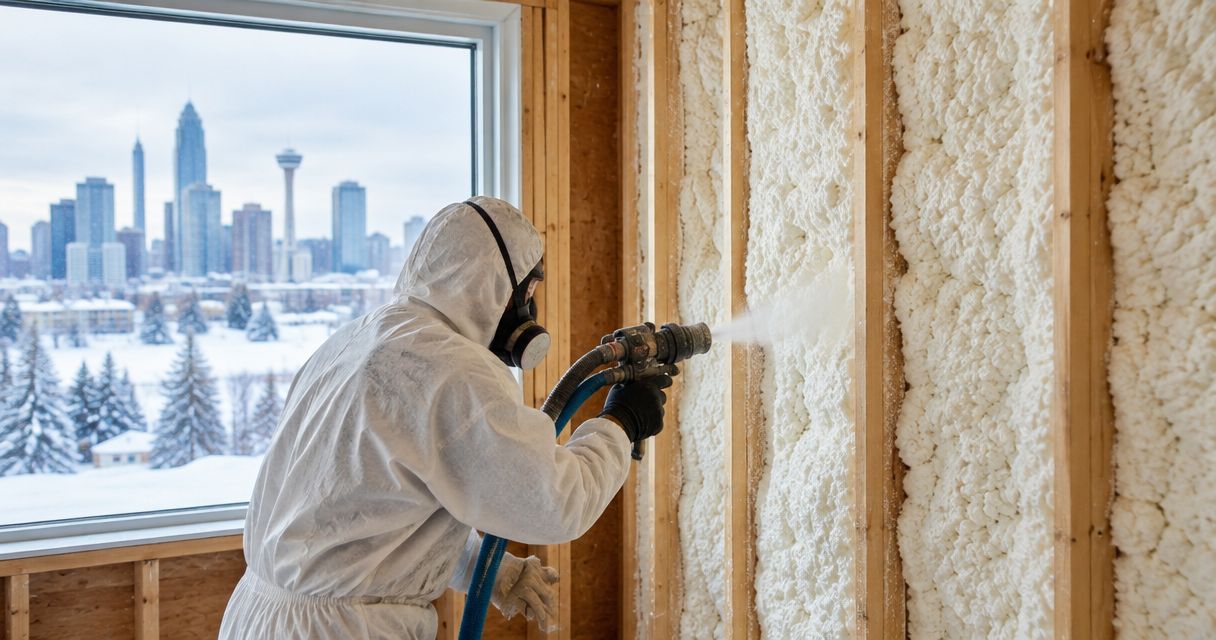 Is spray foam insulation worth it in Calgary winters?