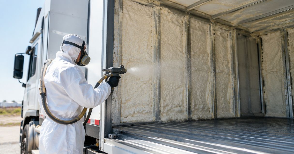 Spray foam insulation for trucking companies: 2026 guide